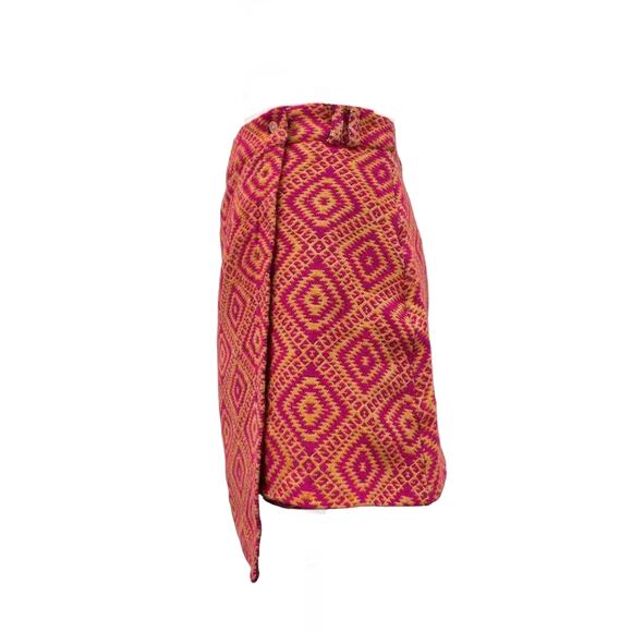 Anthropologie Structured Knit Tapestry Mini Wrap Skirt Size 8 - Picture 3 of 6